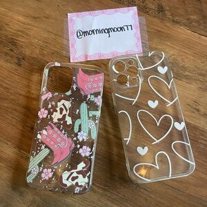 Country and Heart Patterned Phone Cases for iPhone 12 Pro Max